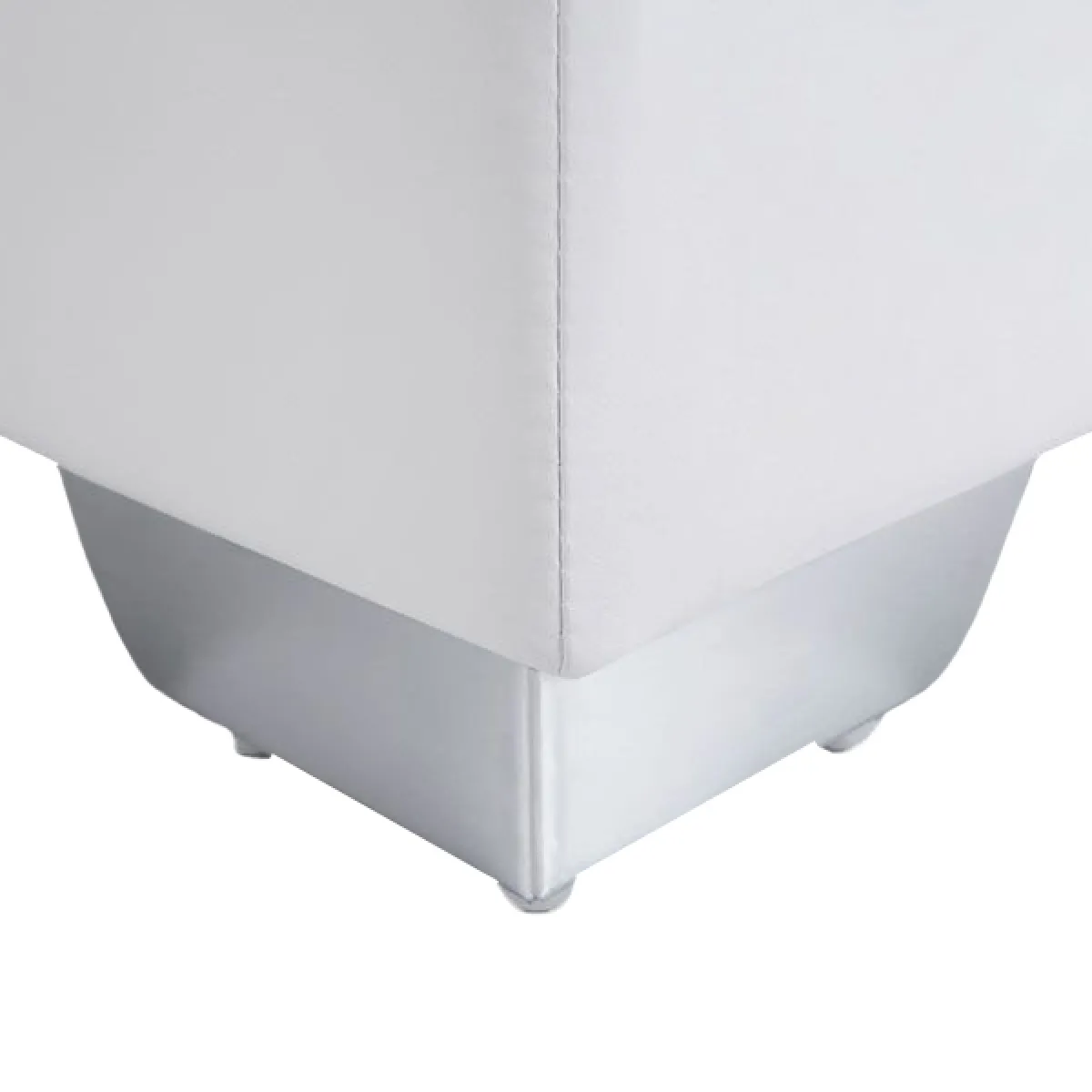 Beliani Boxspring PRESIDENT 140 x 200 - Cuir PU Blanc