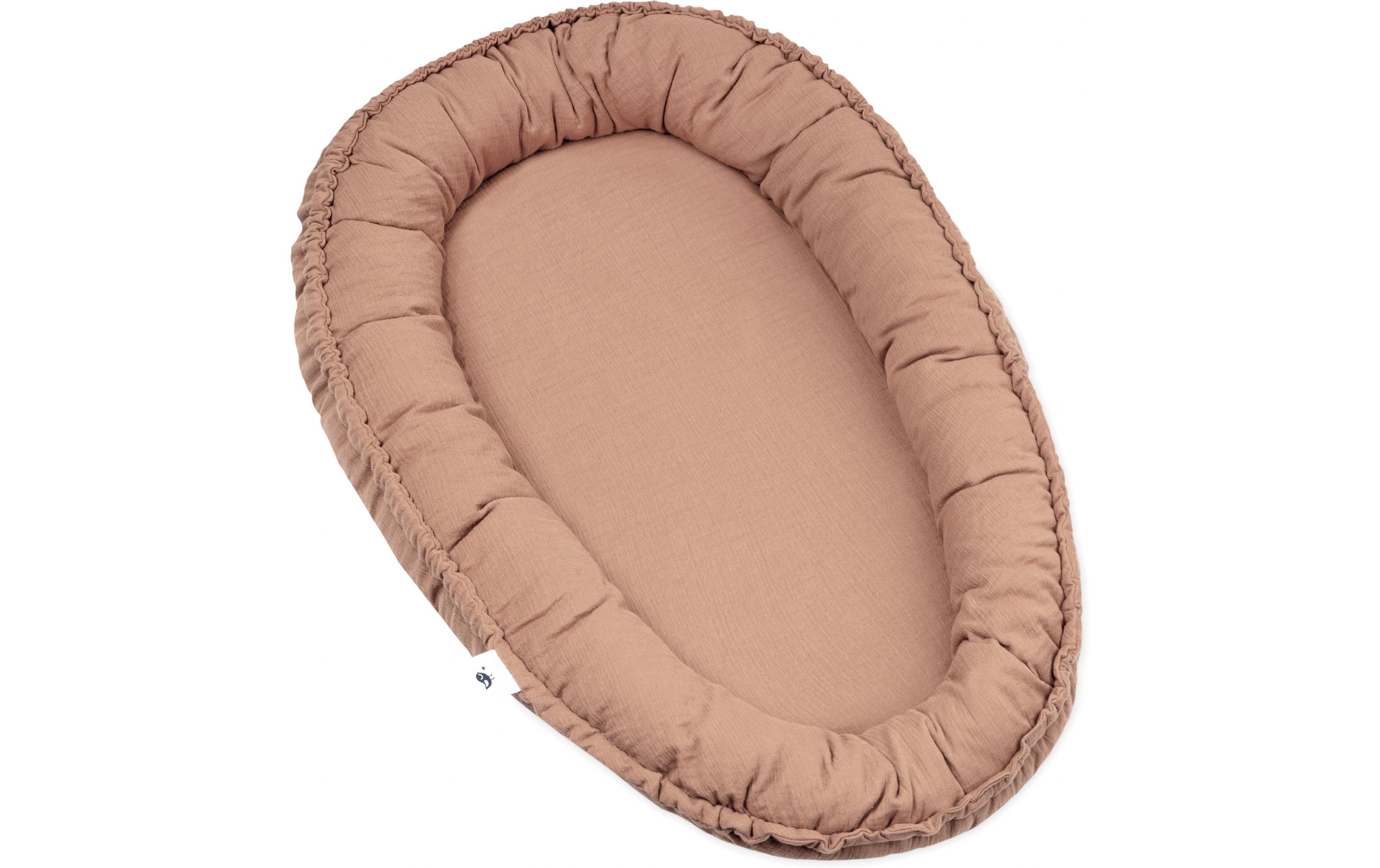 Babynest Nido Musselin DuneKuschelnest für Schutz und Geborgenheit