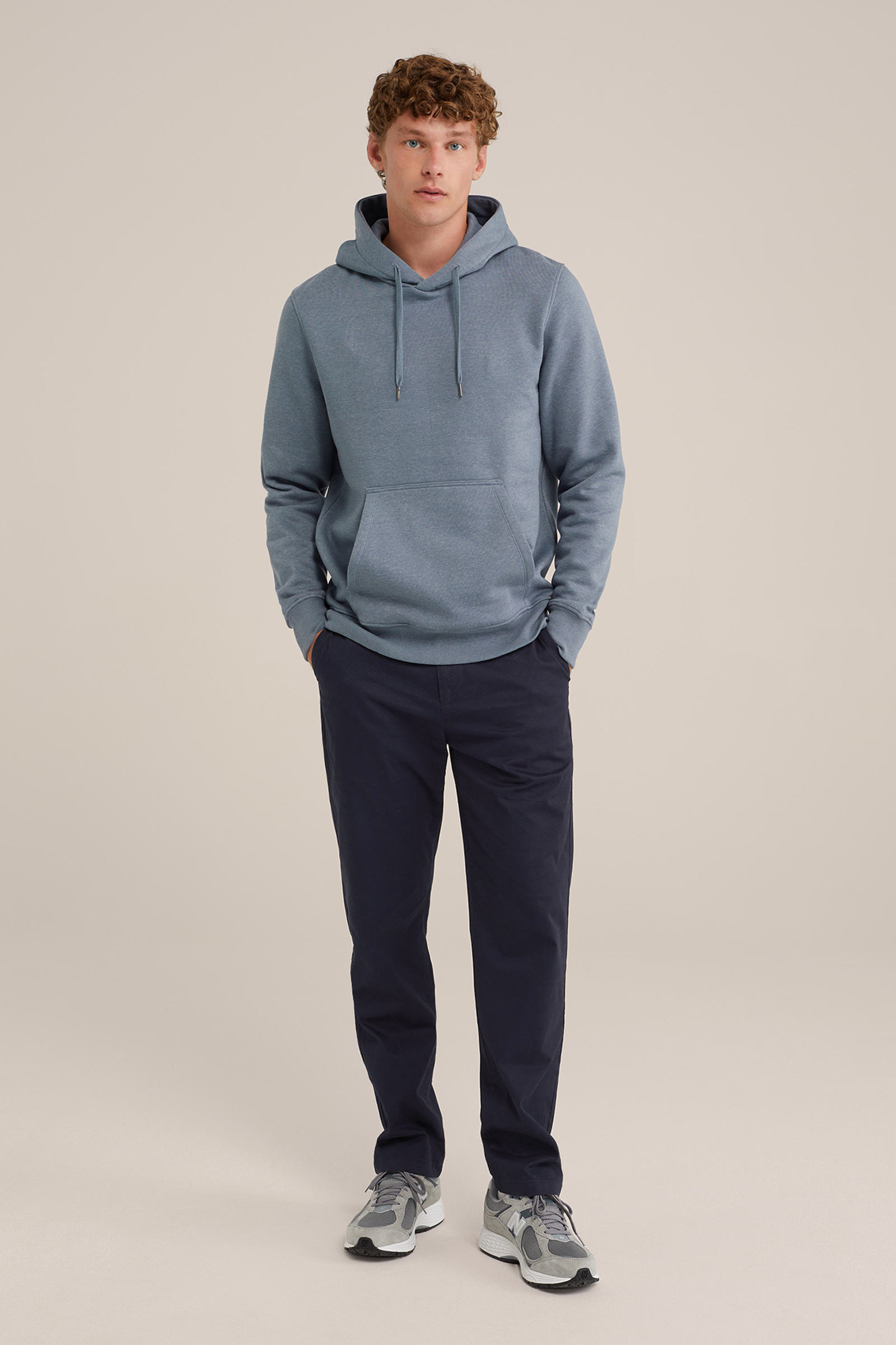 hoodie WE Fashion Grijsblauw