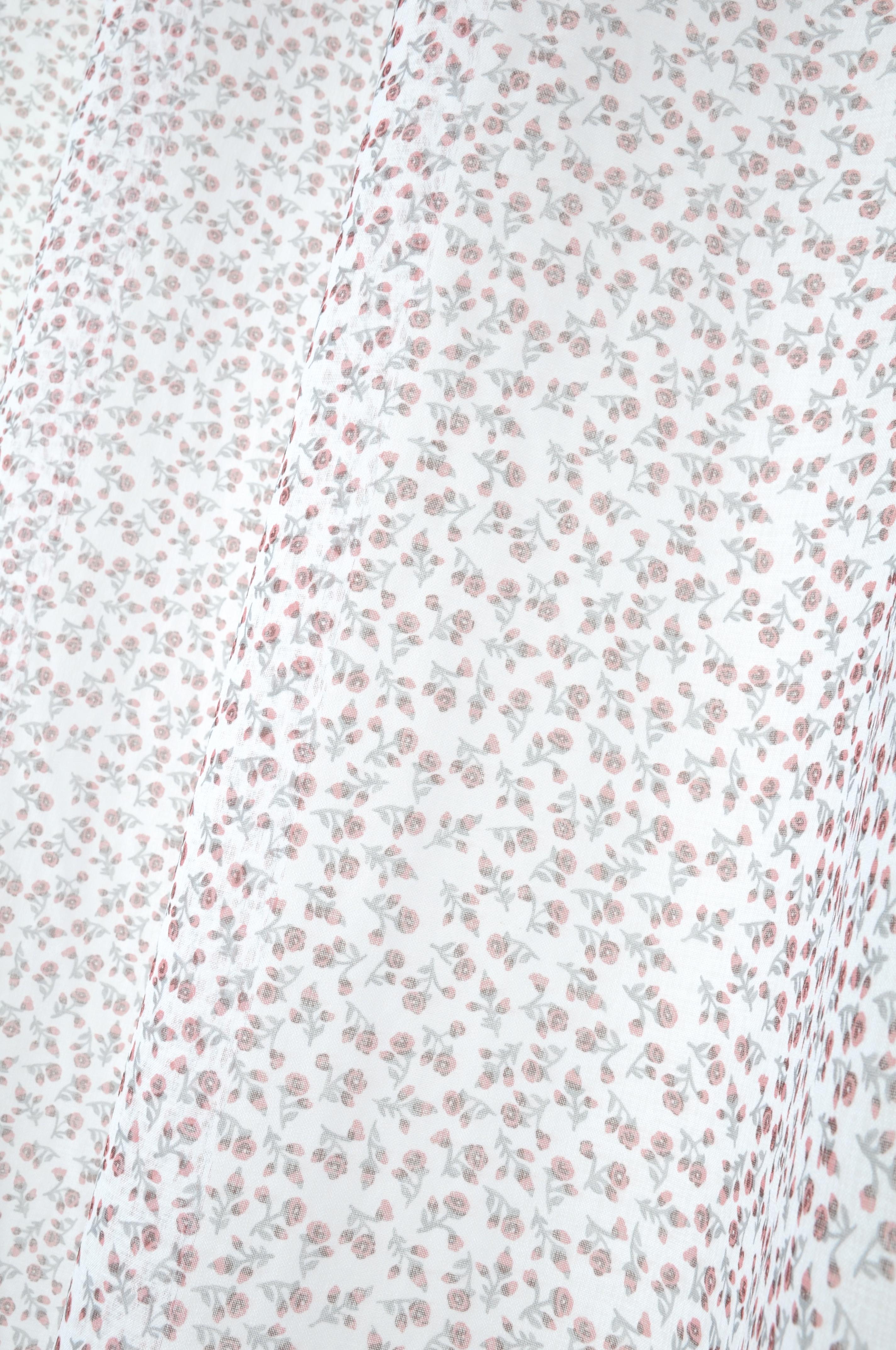 AMELIA VOILE 135X260 BLANC