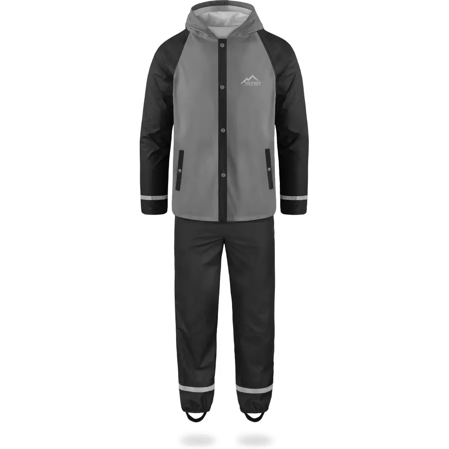 normani Kinder Regenjacke Teelin Grau