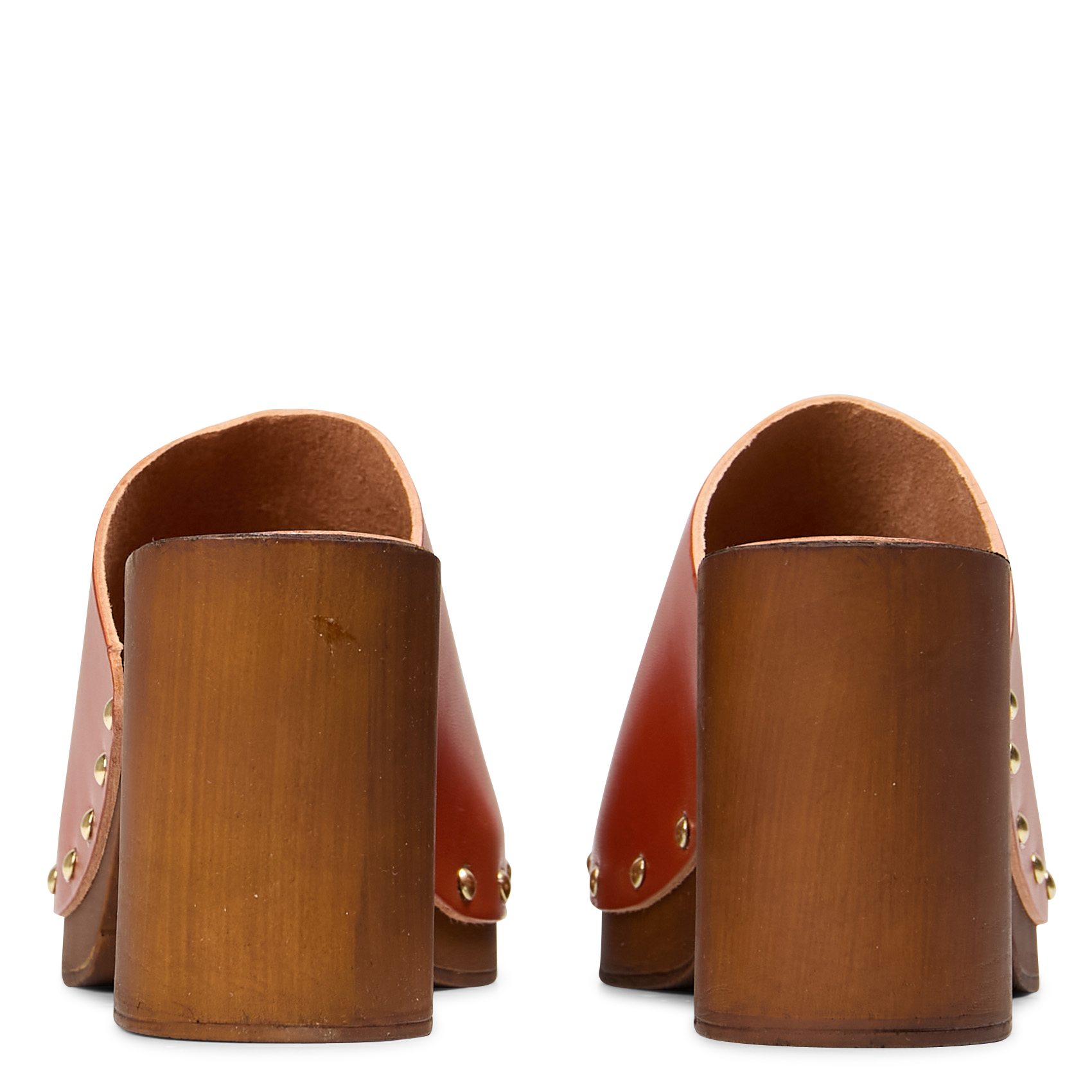 LYSANDRE - Mules en cuir | Marron