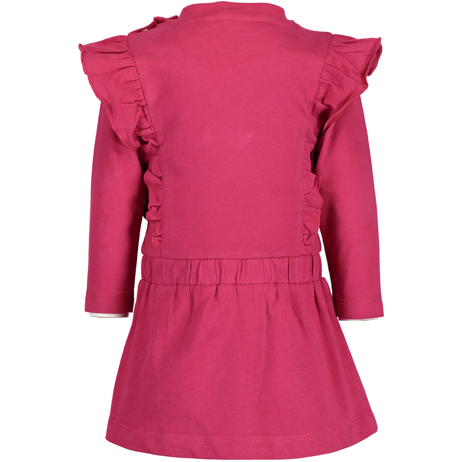 BLUE SEVEN Girls Wirkkleid Magenta