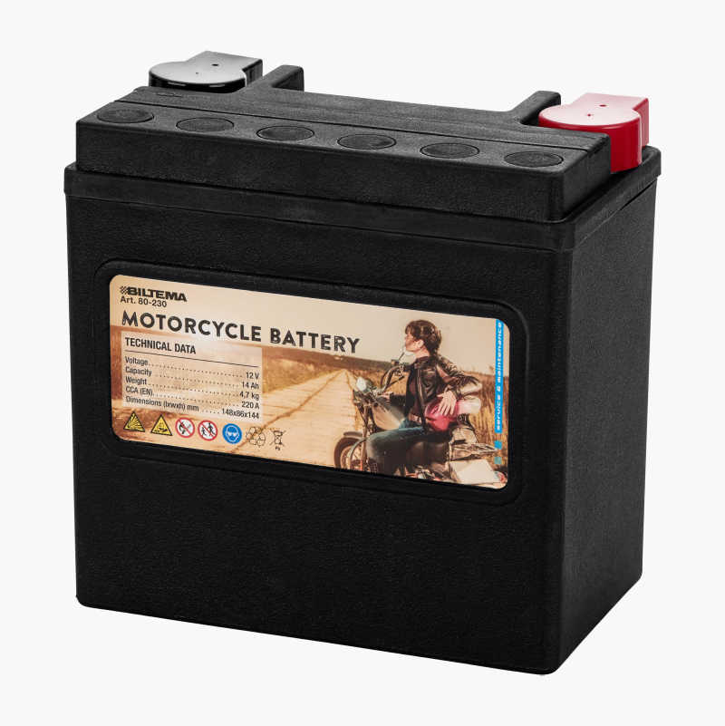 MC-batteri AGM, 12 V, 14 Ah, 148 x 86 x 144 mm