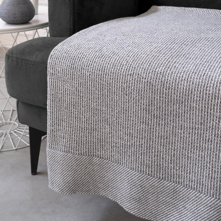 Studio Zondag Pergamon Plaid 130x170 grijs
