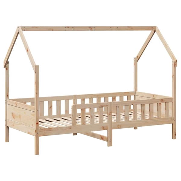 vidaXL Barnesengeramme med skuffer 90x190 cm heltre furu