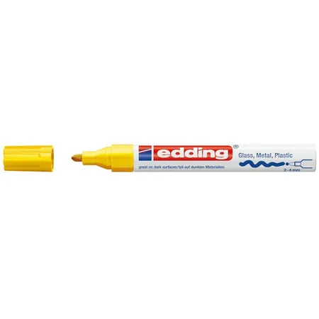edding 750 Glanzlackmarker, 2-4mm, gelb