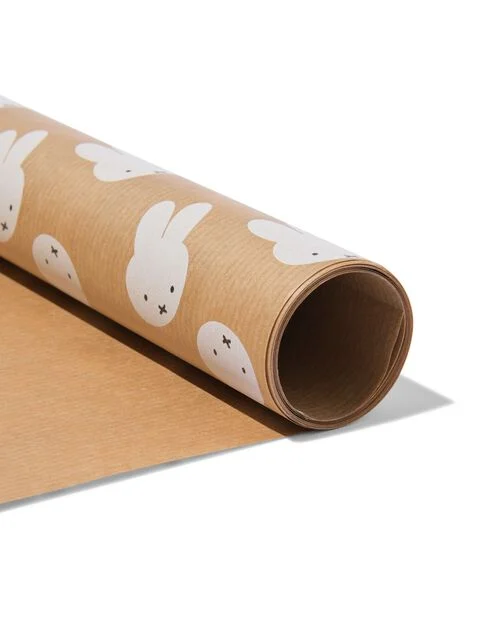 papier cadeau kraft Miffy