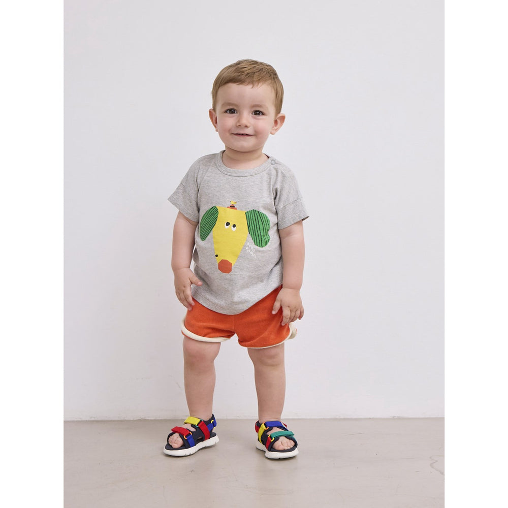 Køb Bobo Choses Heather Grey Happy Dog T-Shirt