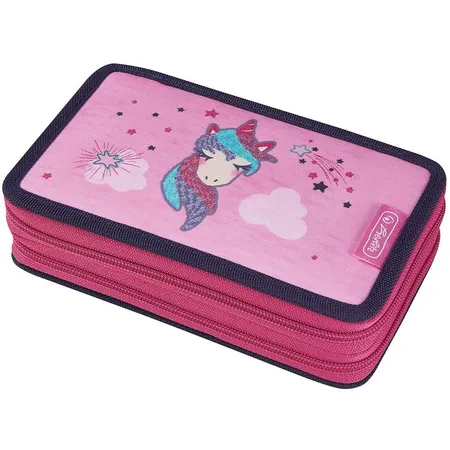 Herlitz Doppeletui Unicorn, 23-teilig