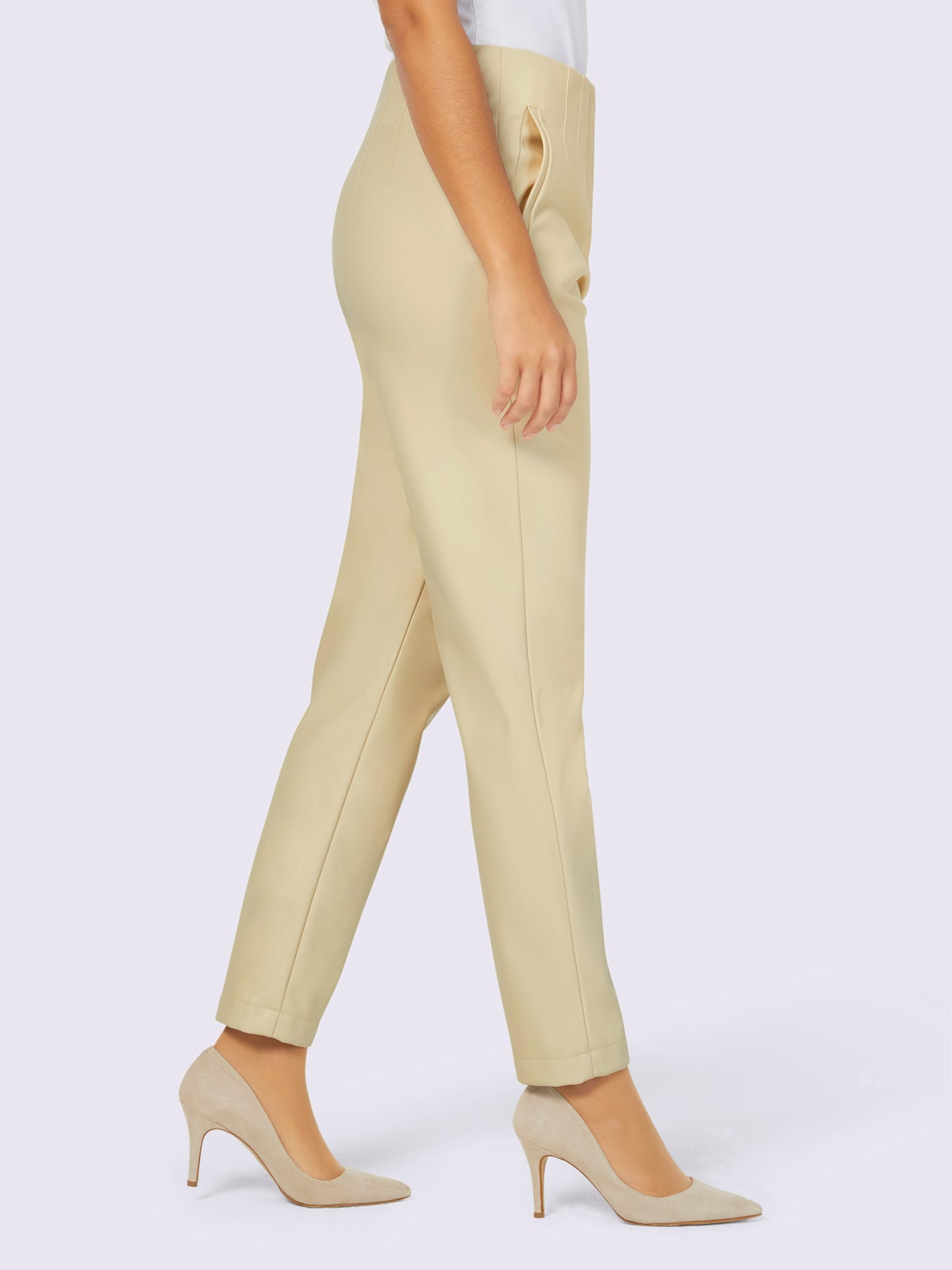 Pantalon en imitation cuir imitation cuir souple