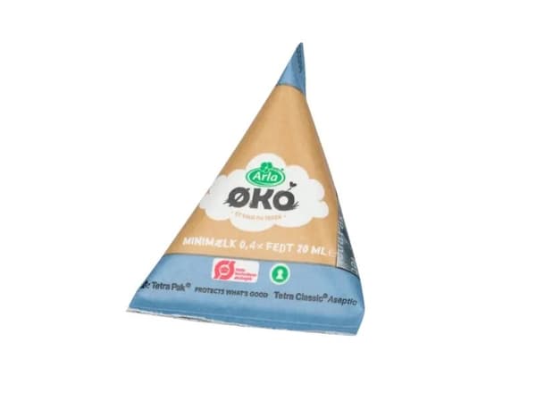 Kaffemælk Arla® Økologisk Minimælk 0,4%  - (100 stk.)