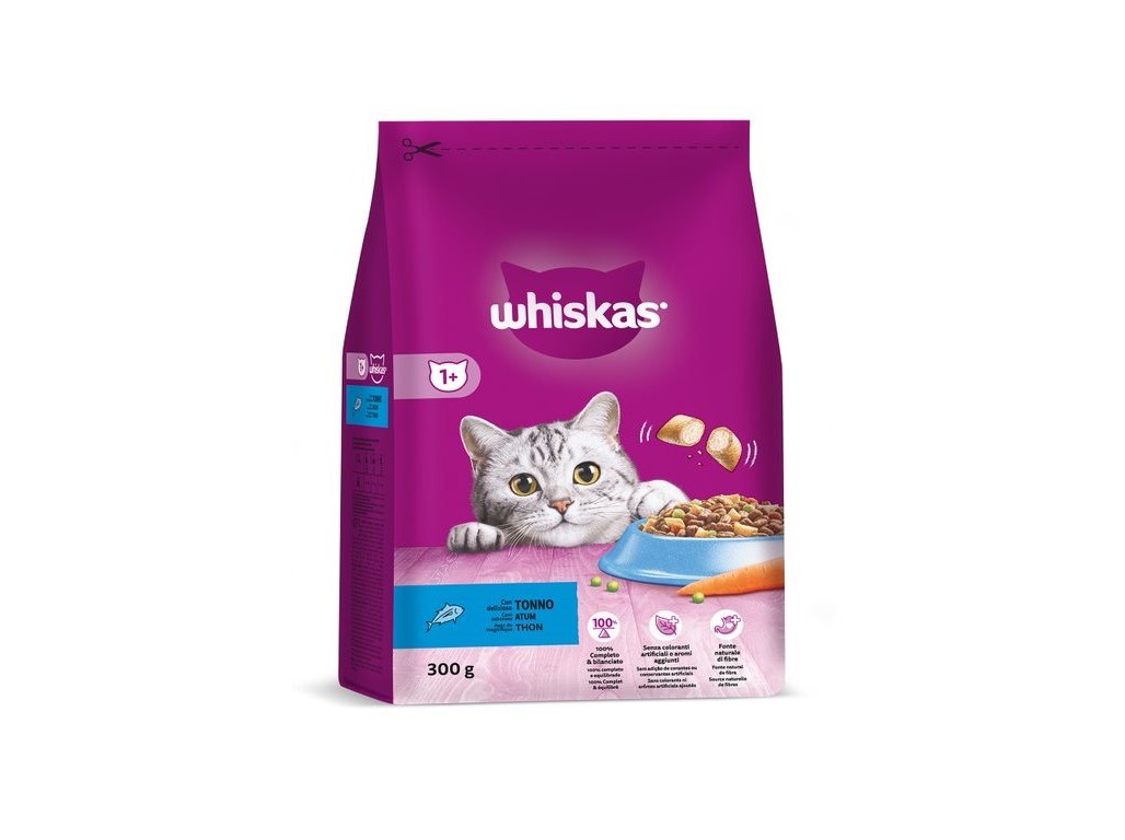 RAÇÃO PARA GATO WHISKAS ADULTO ATUM 300G