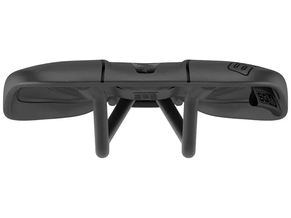 SQlab 612 Ergowave S-Tube Fietszadel Zwart