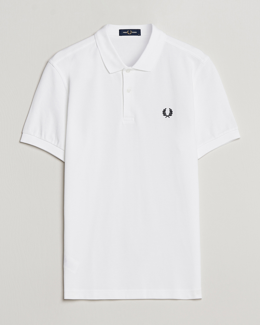 Fred Perry Plain Polo White
