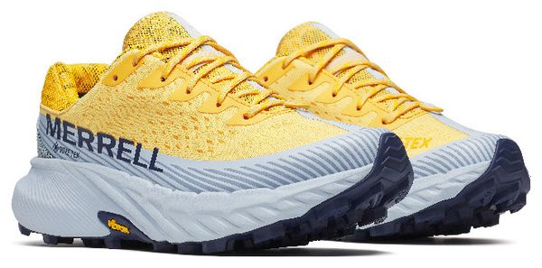 Chaussures de Trail Merrell Agility Peak 5 Gore-Tex Jaune/Bleu Femme