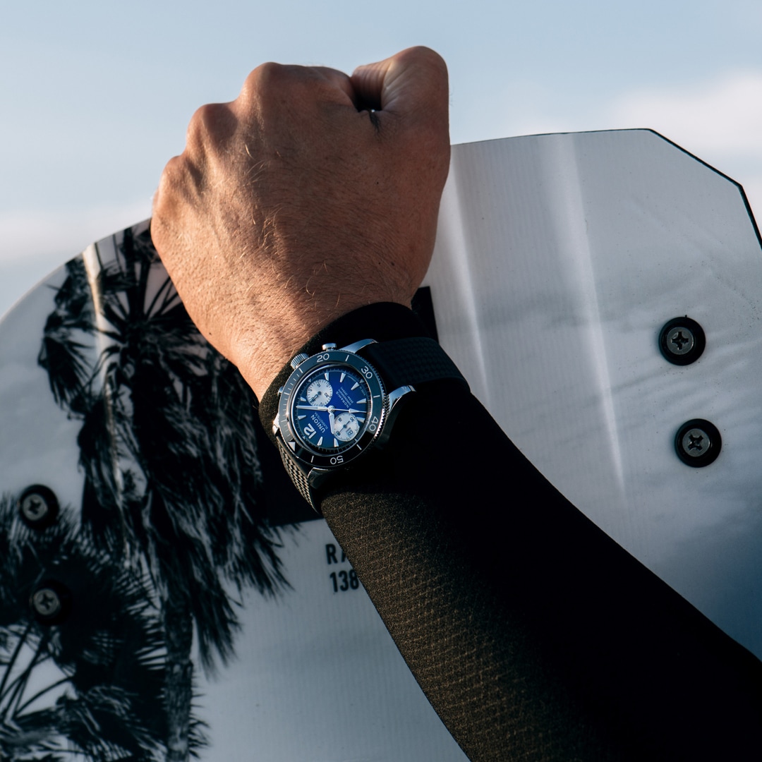 Union Glashütte Noramis Chronograph Sport Automatik Blau