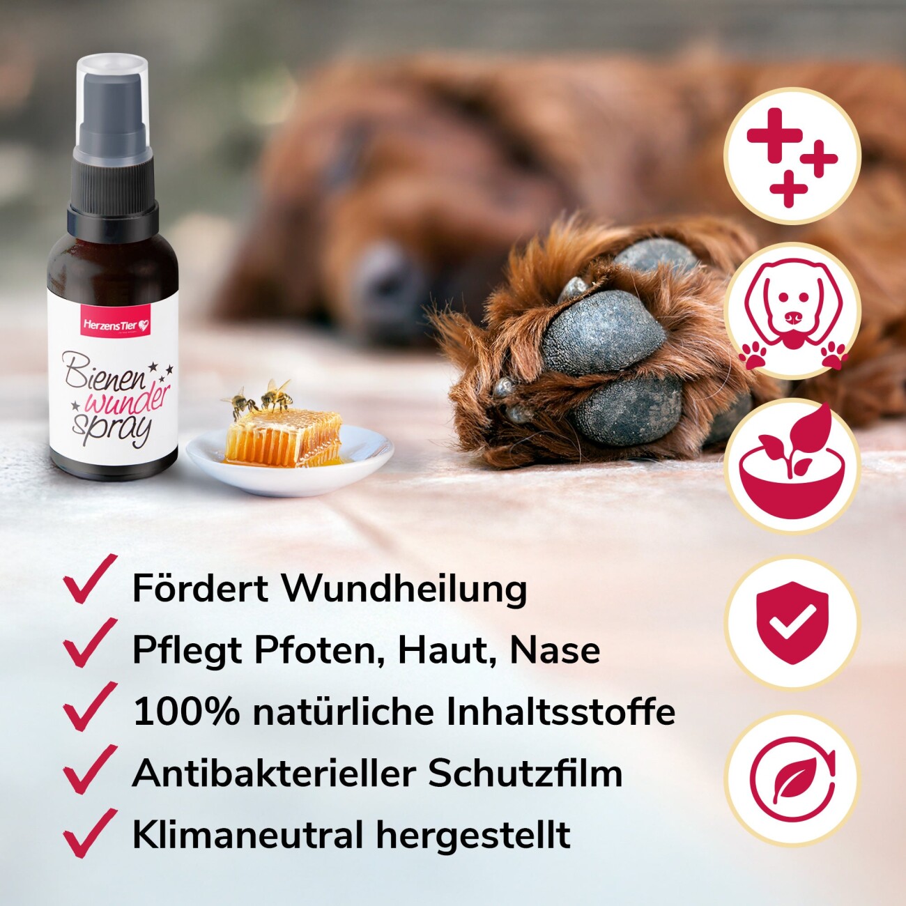 HerzensTier Wundspray Bienenwunderspray 30ml