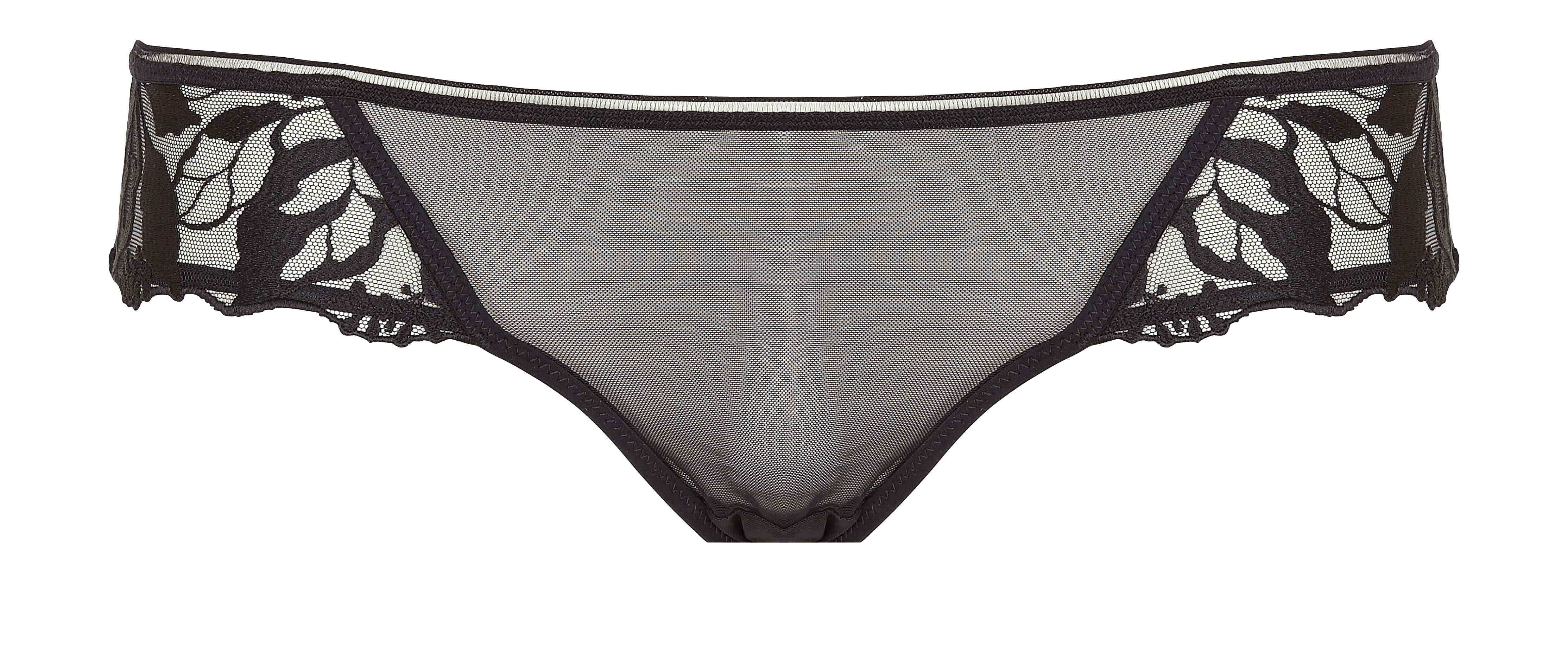 SIN - Culotte en tulle et dentelle | Noir