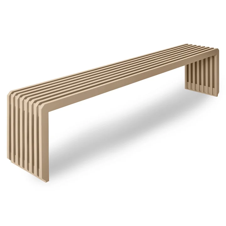 HKliving - Slatted Bank 160 cm, sand