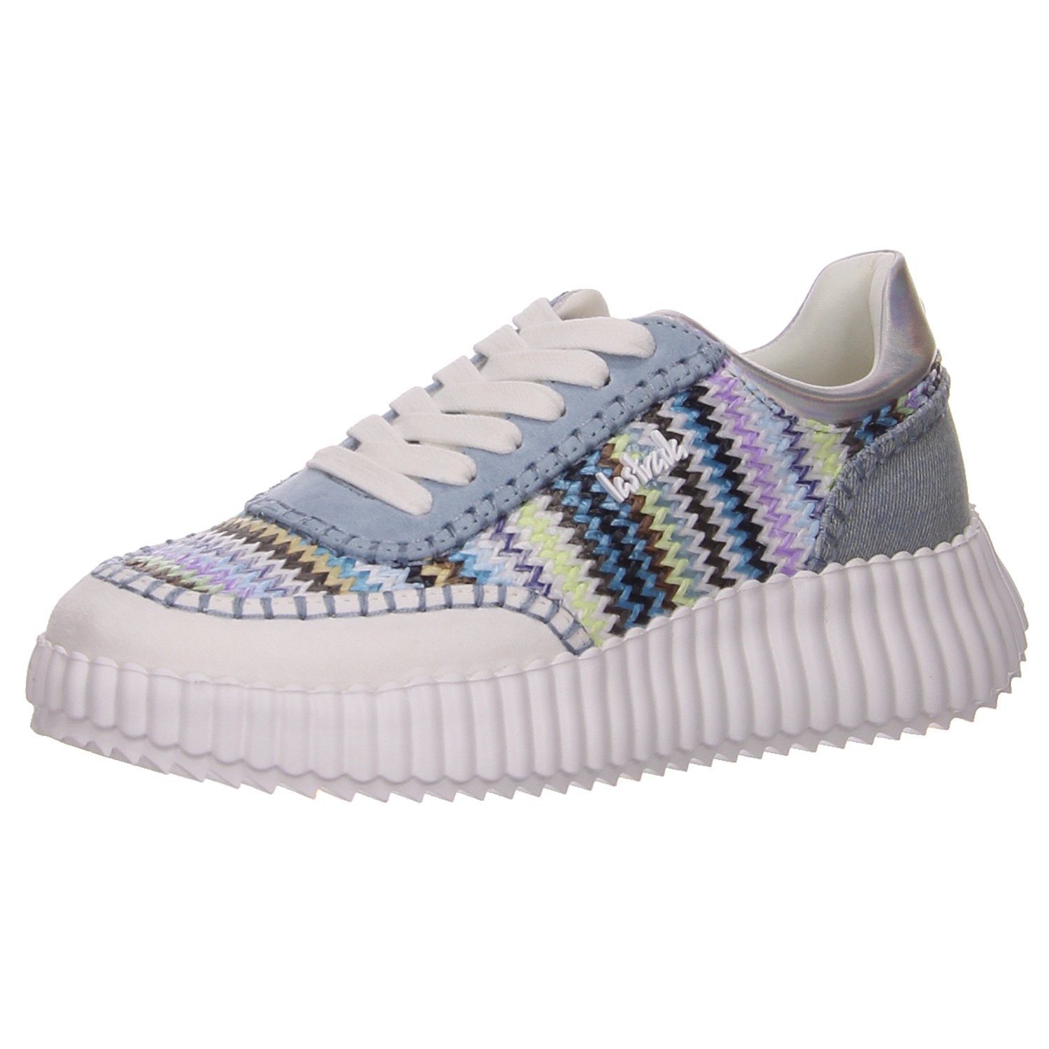La Strada Schnürschuhe multi weiss/weiss kombi