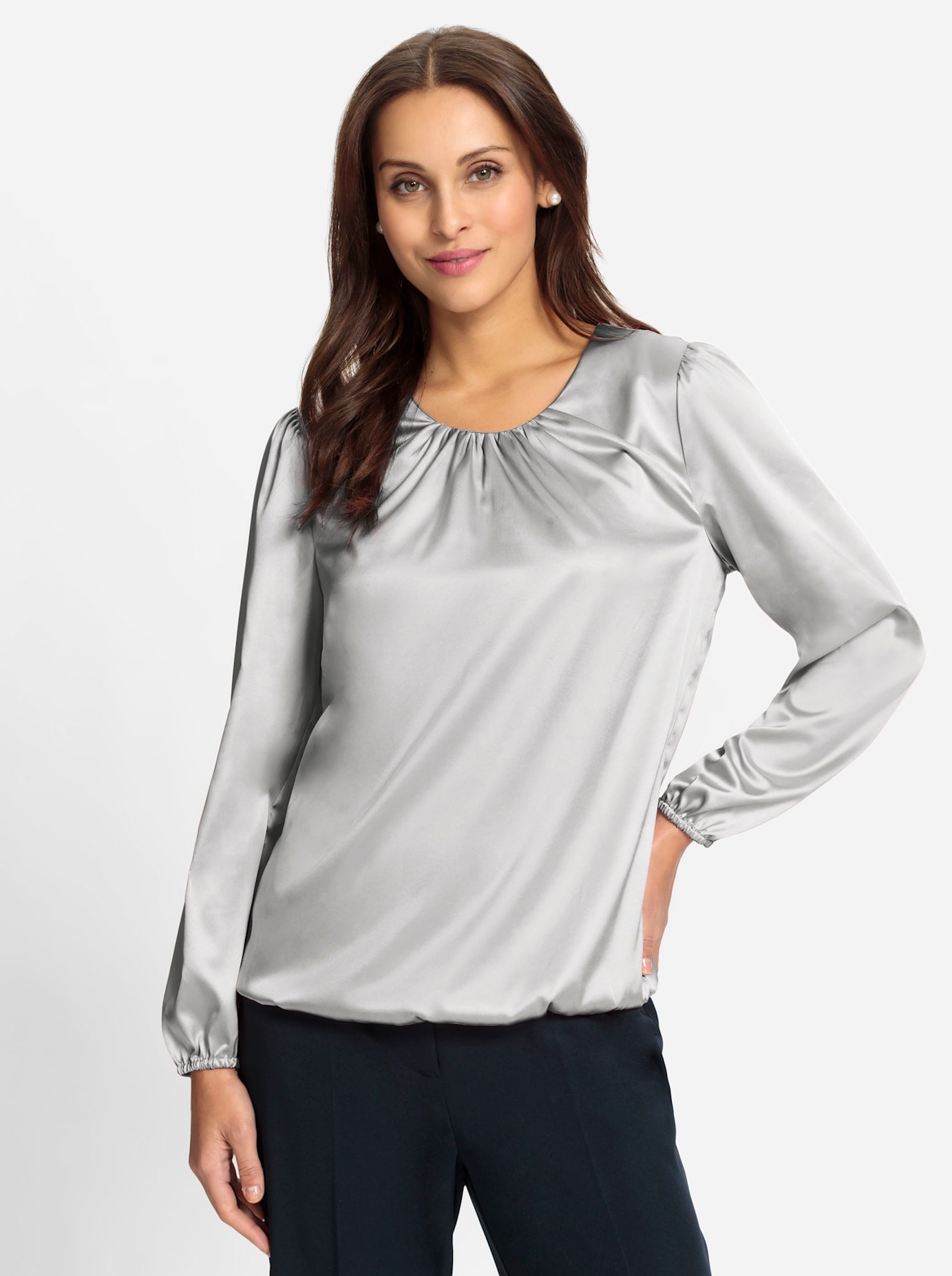 Lady Satinbluse