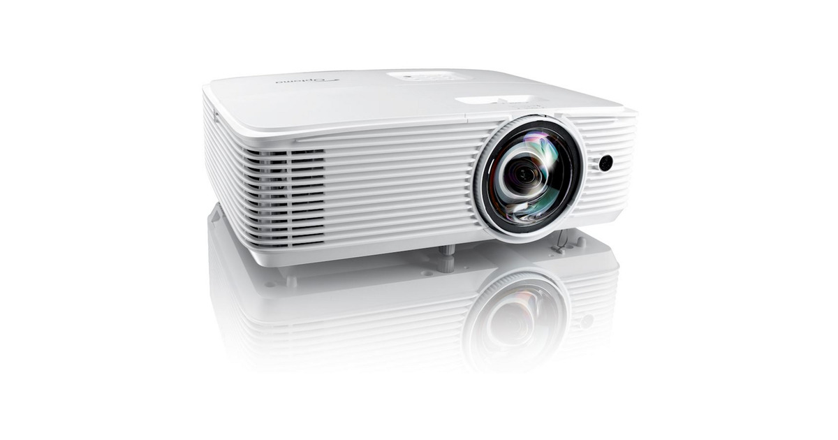 OptomaW309ST Compacte korte afstand DLP-projector  (Wit, 3800 ANSI lumen)
