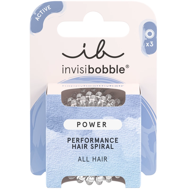 invisibobble Power 3 Pieces - Crystal Clear
