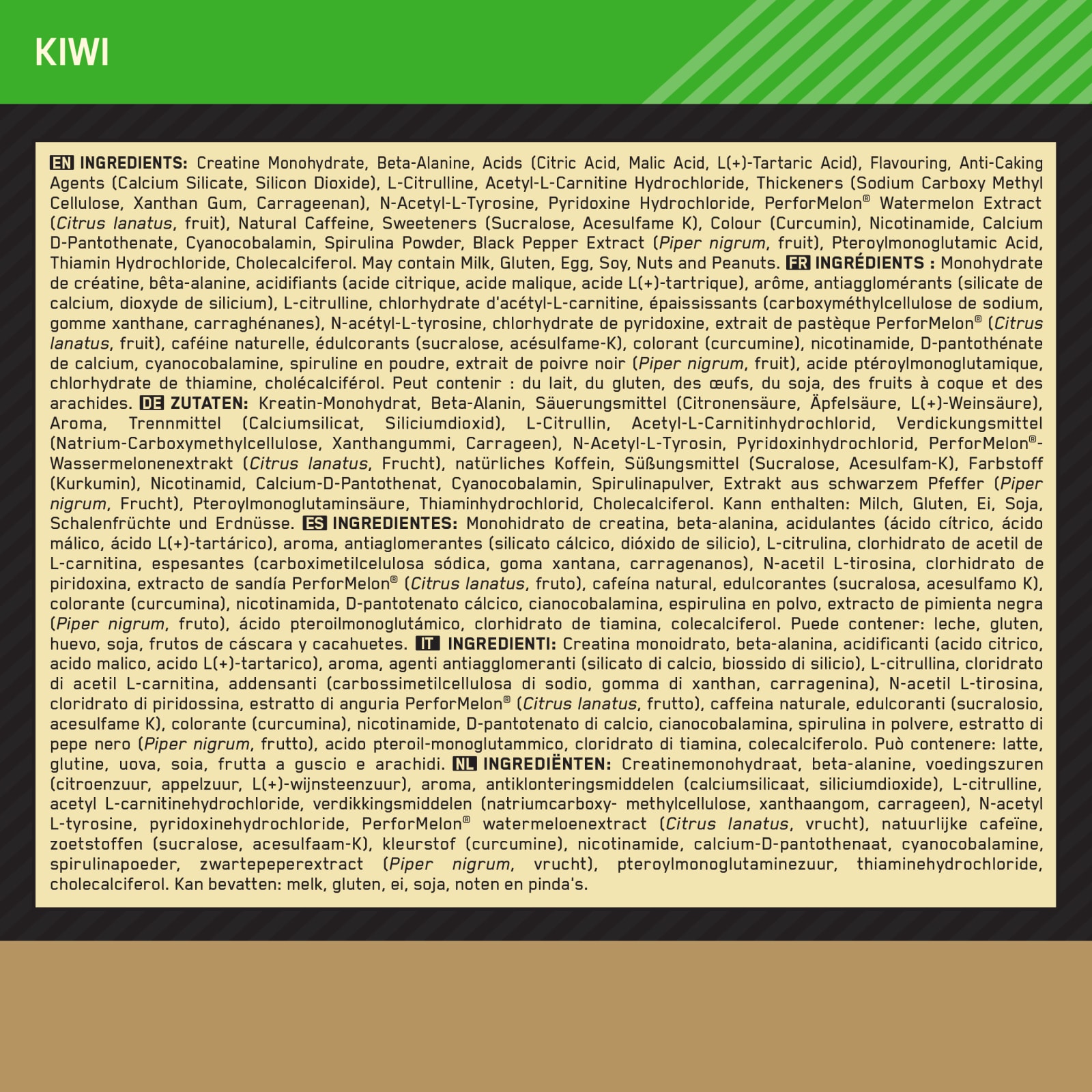 Gold Standard Pre-Work Out - 330g - Kiwi