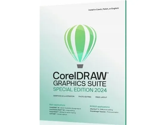 CorelDRAW Graphics Suite 2024 Special Edition - Bokspakke - 1 bruger - Win, Mac - Polish