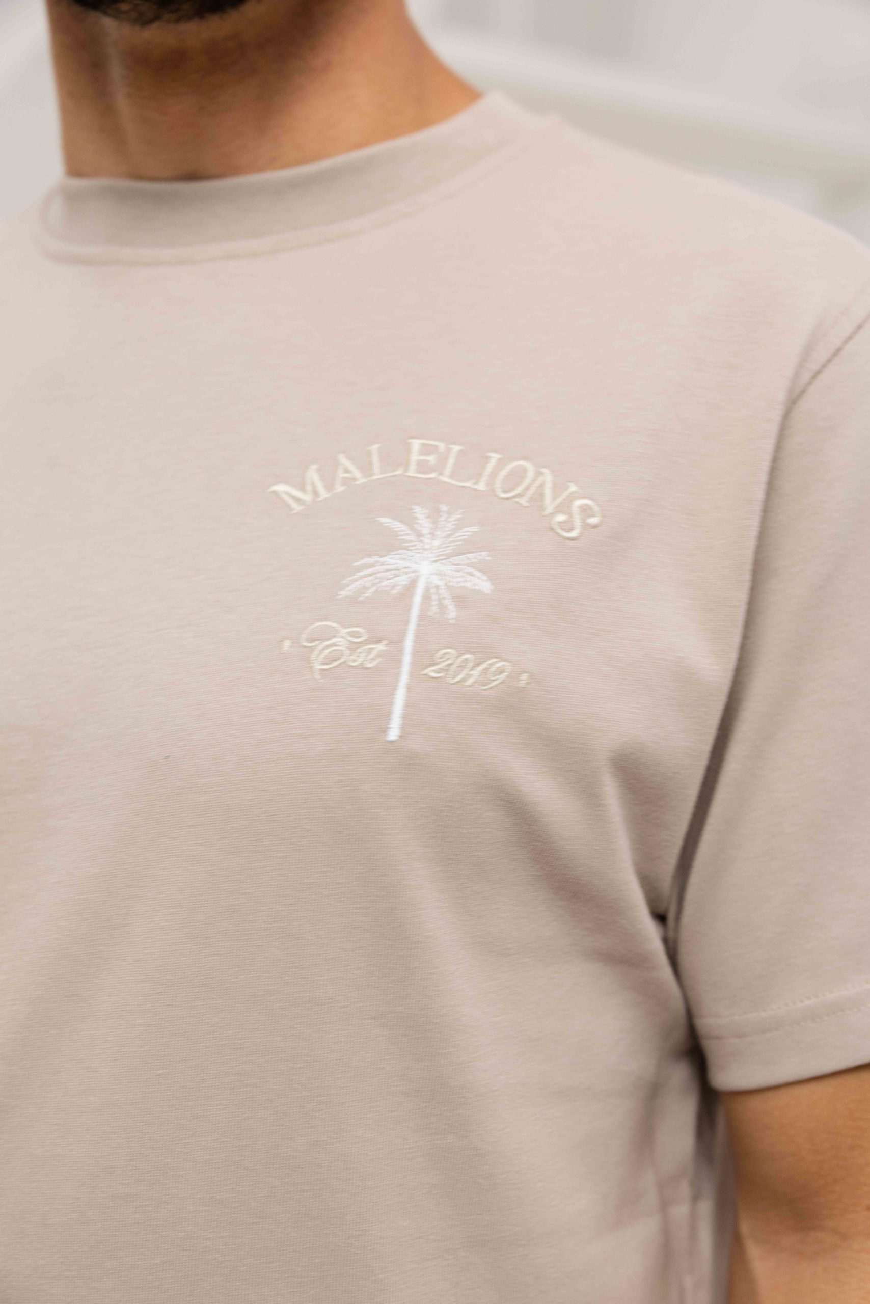 Malelions Jungle T-Shirt Heren Lichtbruin