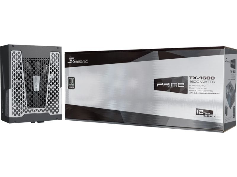 Seasonic Netzteil Prime TX ATX 3.1 1600 W Vollmodulares 1600 W ATX-Netzteil