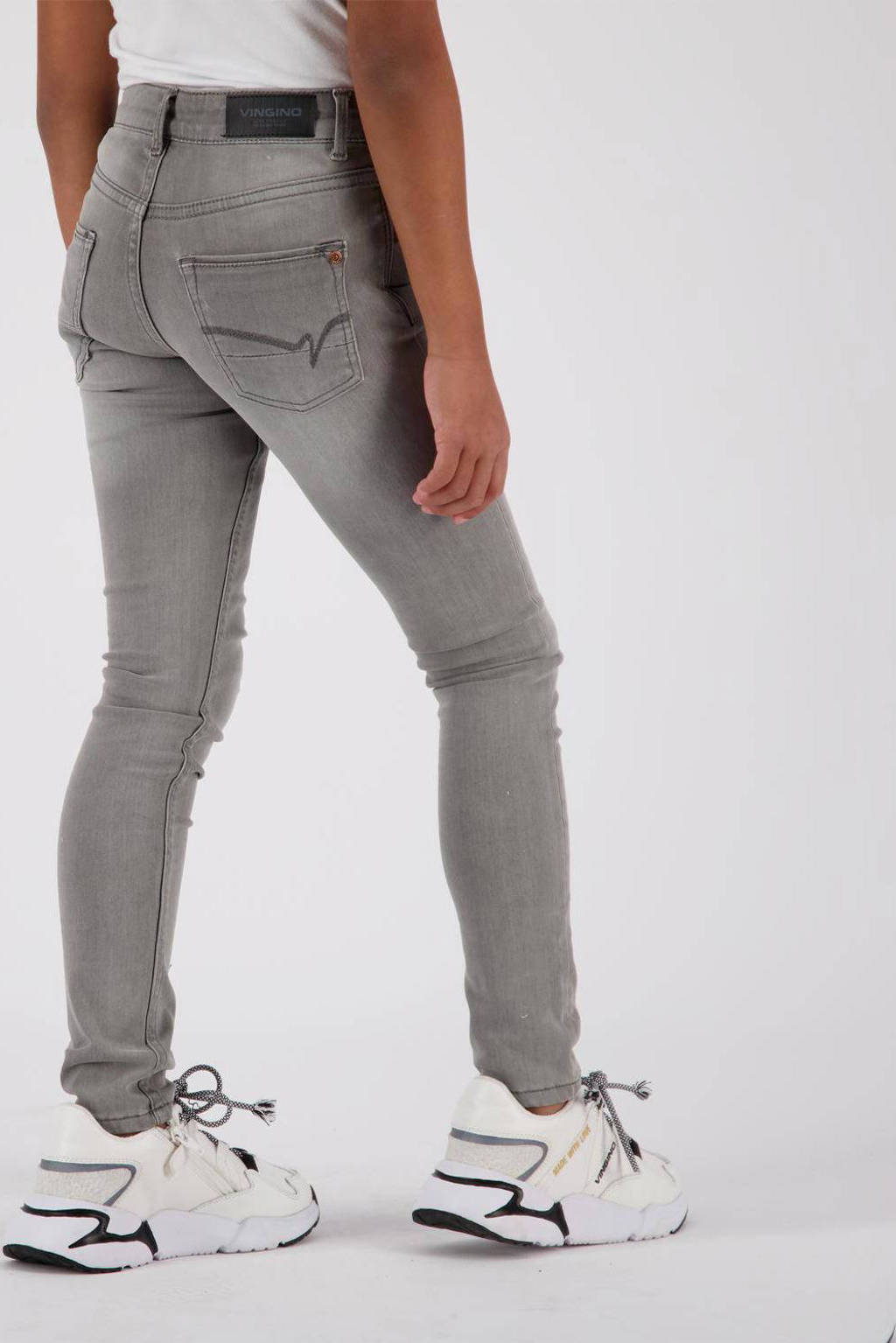 Vingino super skinny jeans BETTINE light grey