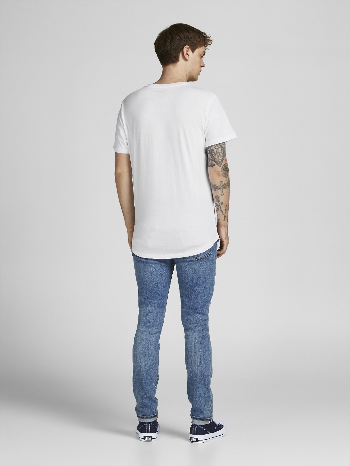 Jack & Jones Rundhalsshirt »JPRBLABRODY im 5er-Pack, mit Logodruck, Rundhals und atmungsaktiv«, 5 Stk. Rundhals, normal, Baumwolle