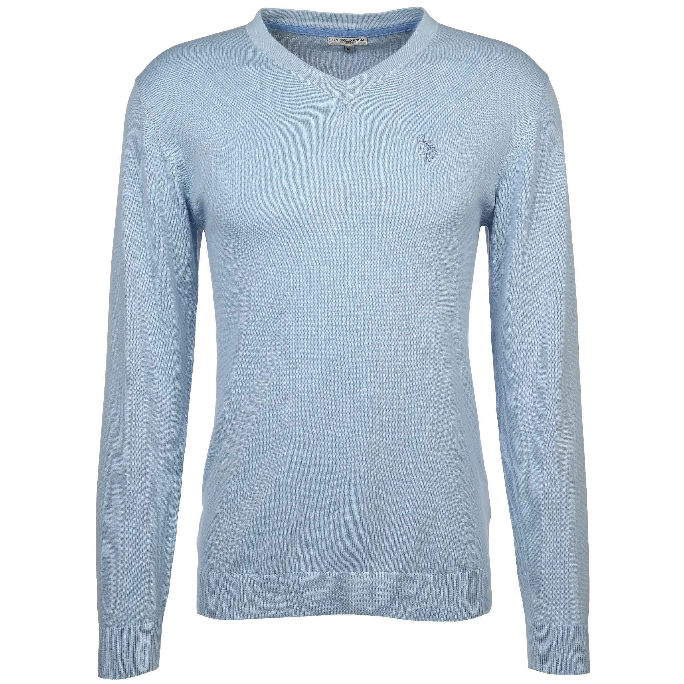 Herren Feinstrickpullover mit V-Ausschnitt