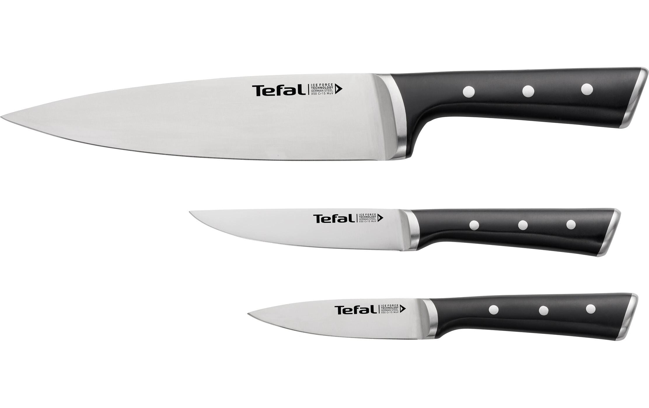 Messer-Set Ice Force 3-teilig SchwarzMesserset