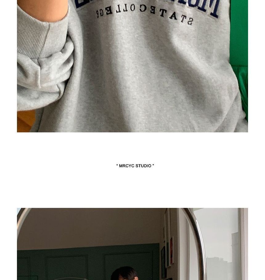 MRCYC - Sweatshirt met ronde hals en letters