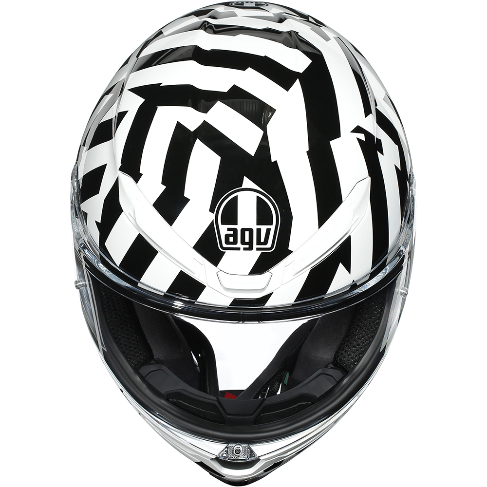 AGV - Casque K6 Secret Noir / Blanc