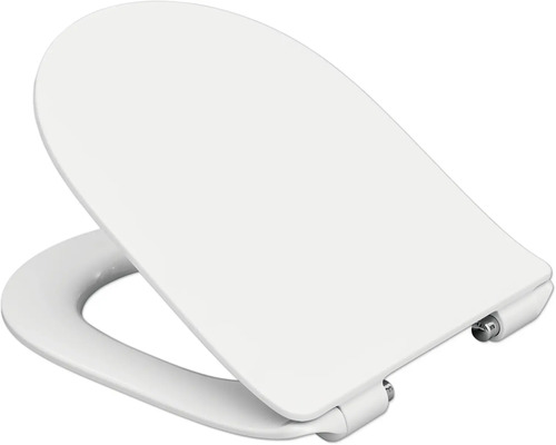 REIKA toiletzitting Abe wit met soft-close mechanisme en Quick&Clean Slimline D-vorm