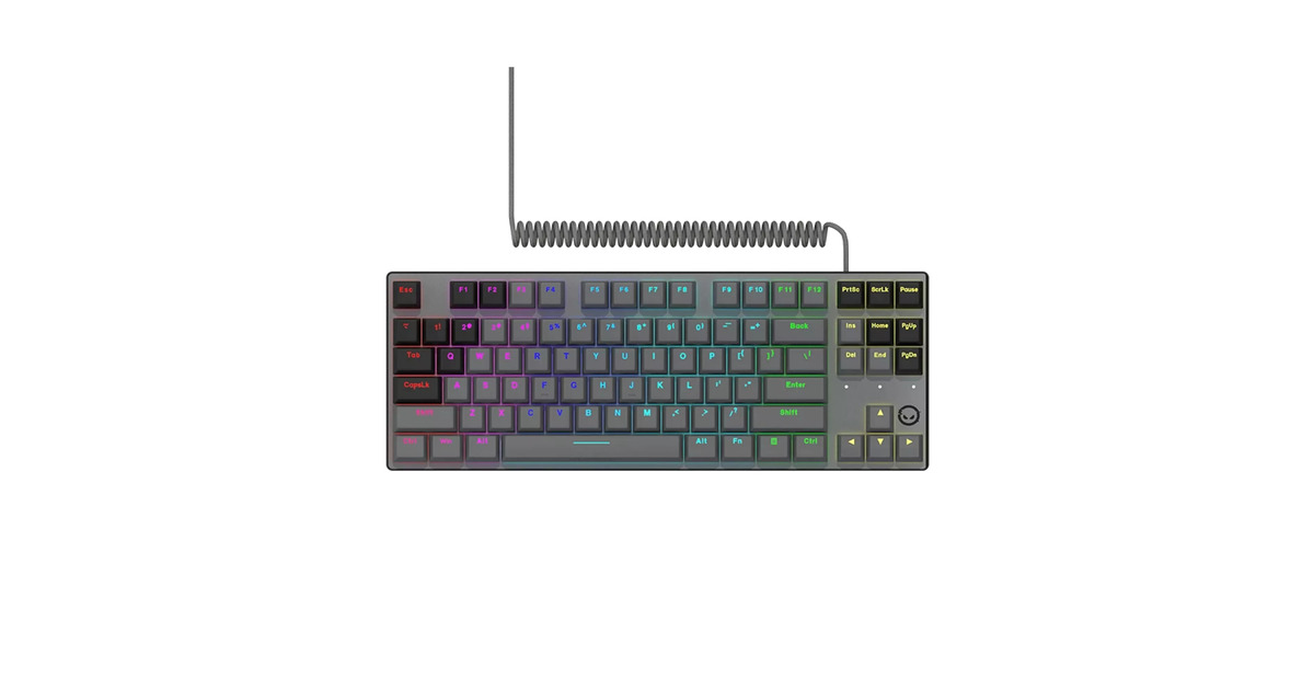 LORGARAzar 514TKL, gaming toetsenbord  (Zwart, US lay-out, LOGAR Dream, TKL, RGB)
