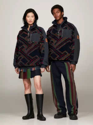 Anoraque de lã com monograma Tommy x Pendleton New York TH