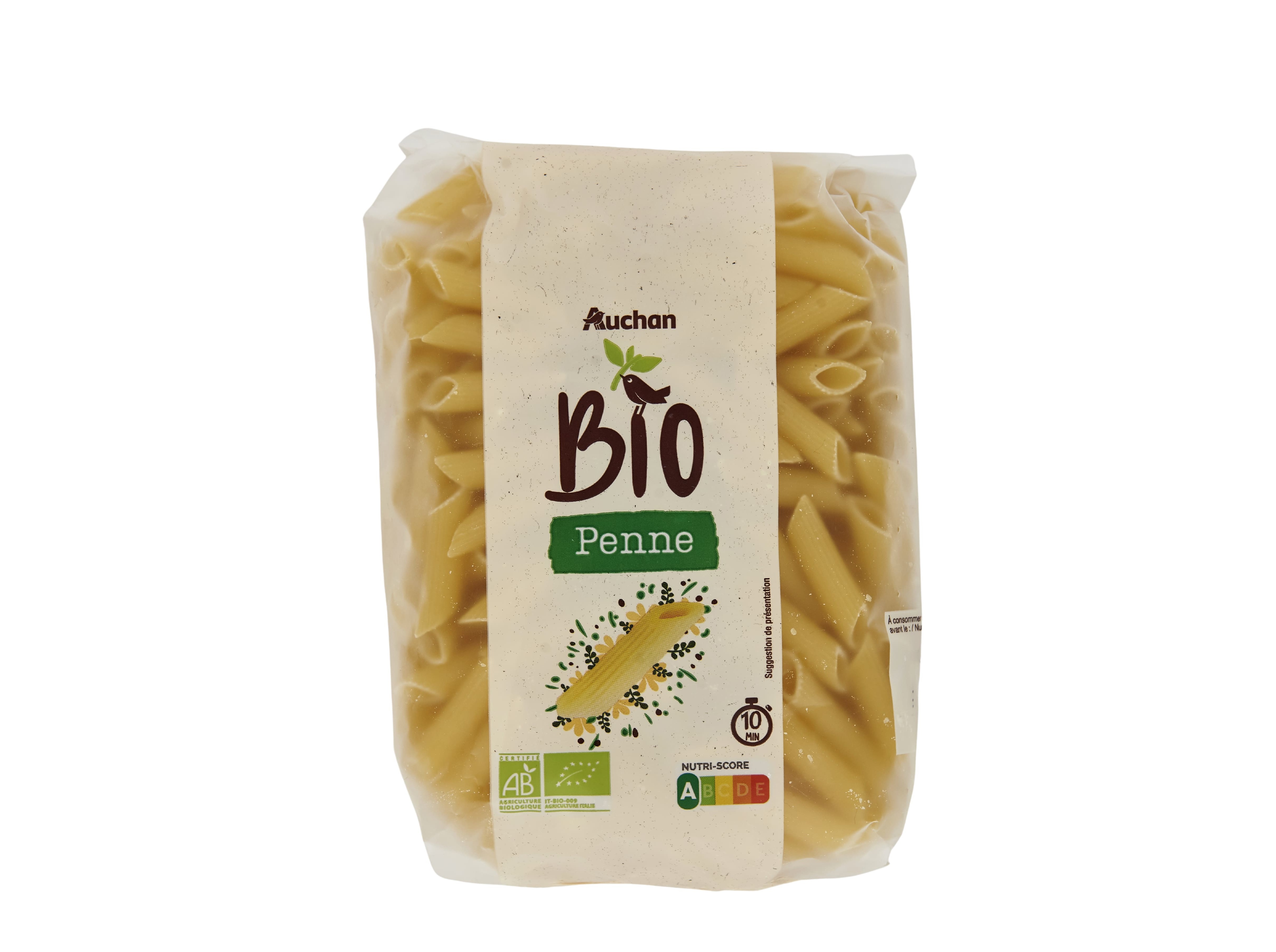 PENNE AUCHAN BIO 500G