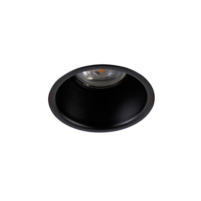 Moderne smart inbouwspot zwart incl. WiFi GU10 - Dept