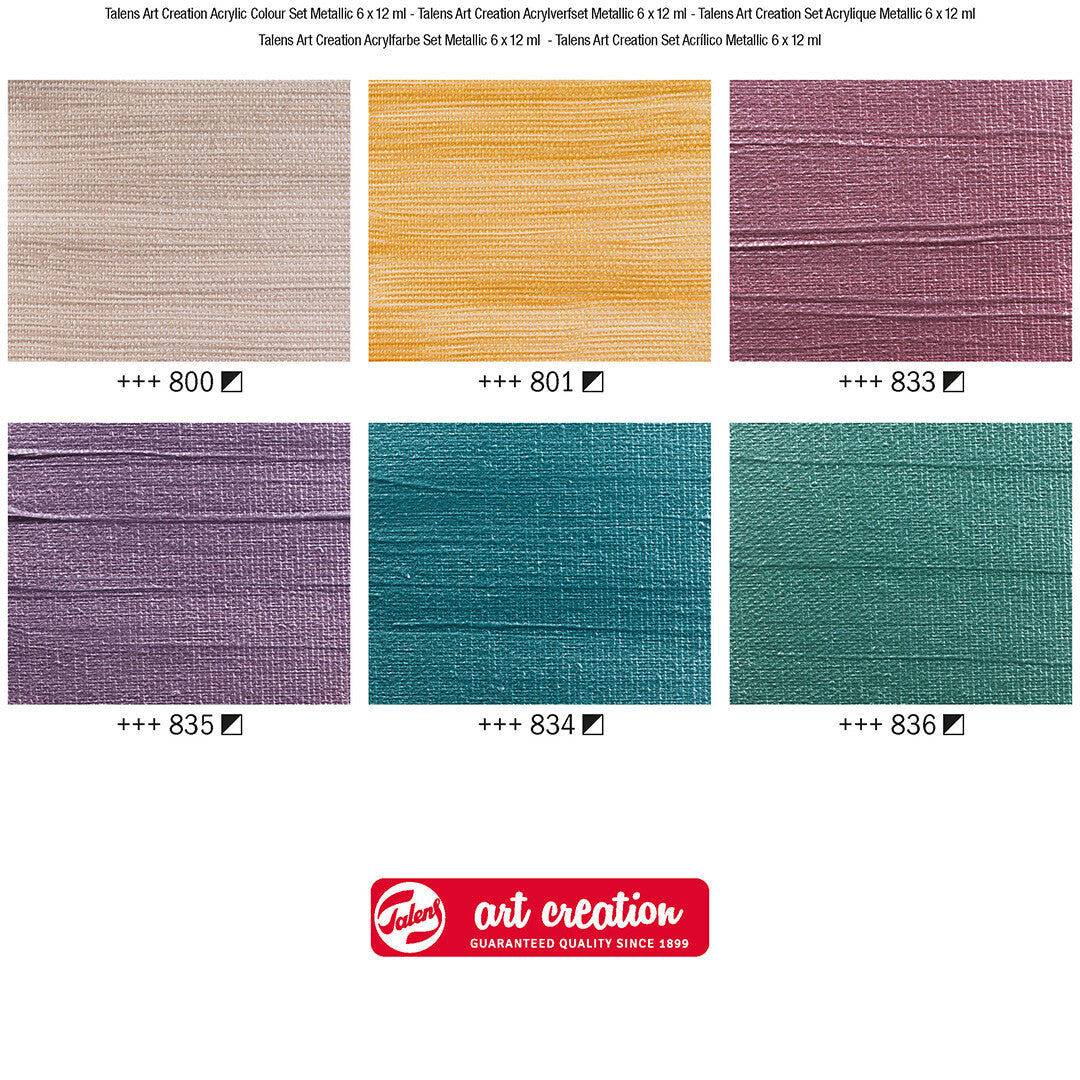 Talens art creation acrylverf metallic - 6x12 ml