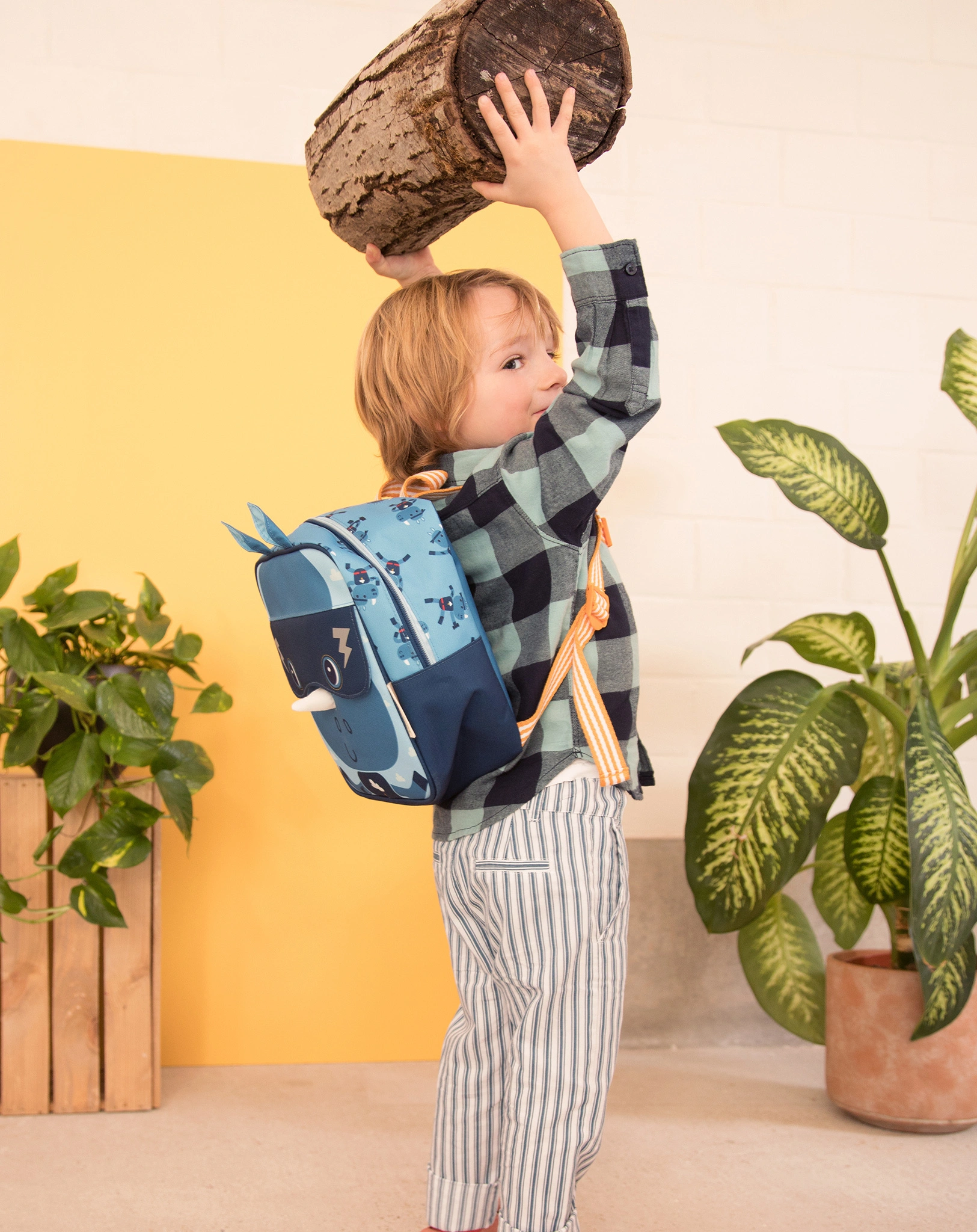 Kinder Rucksack MARIUS (26x23x12) in blau
