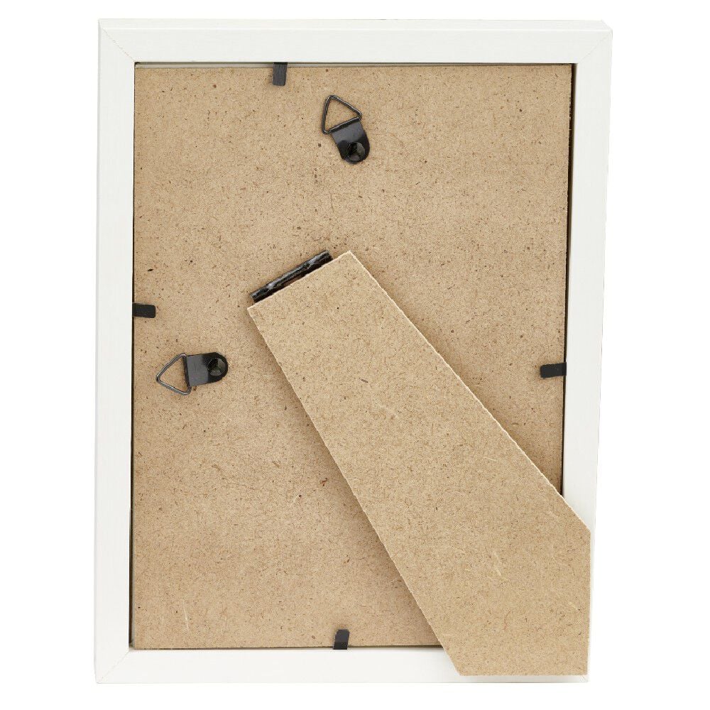 Cadre photo bois blanc 1 vue 10 x 15 cm