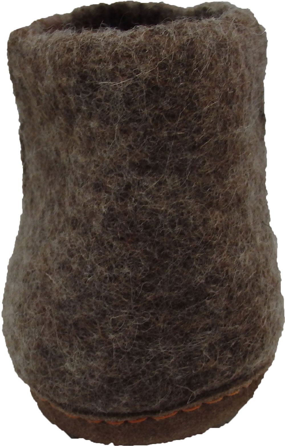 tofvel Mula - Hausschuh aus Nepal Wollfilz marbled brown