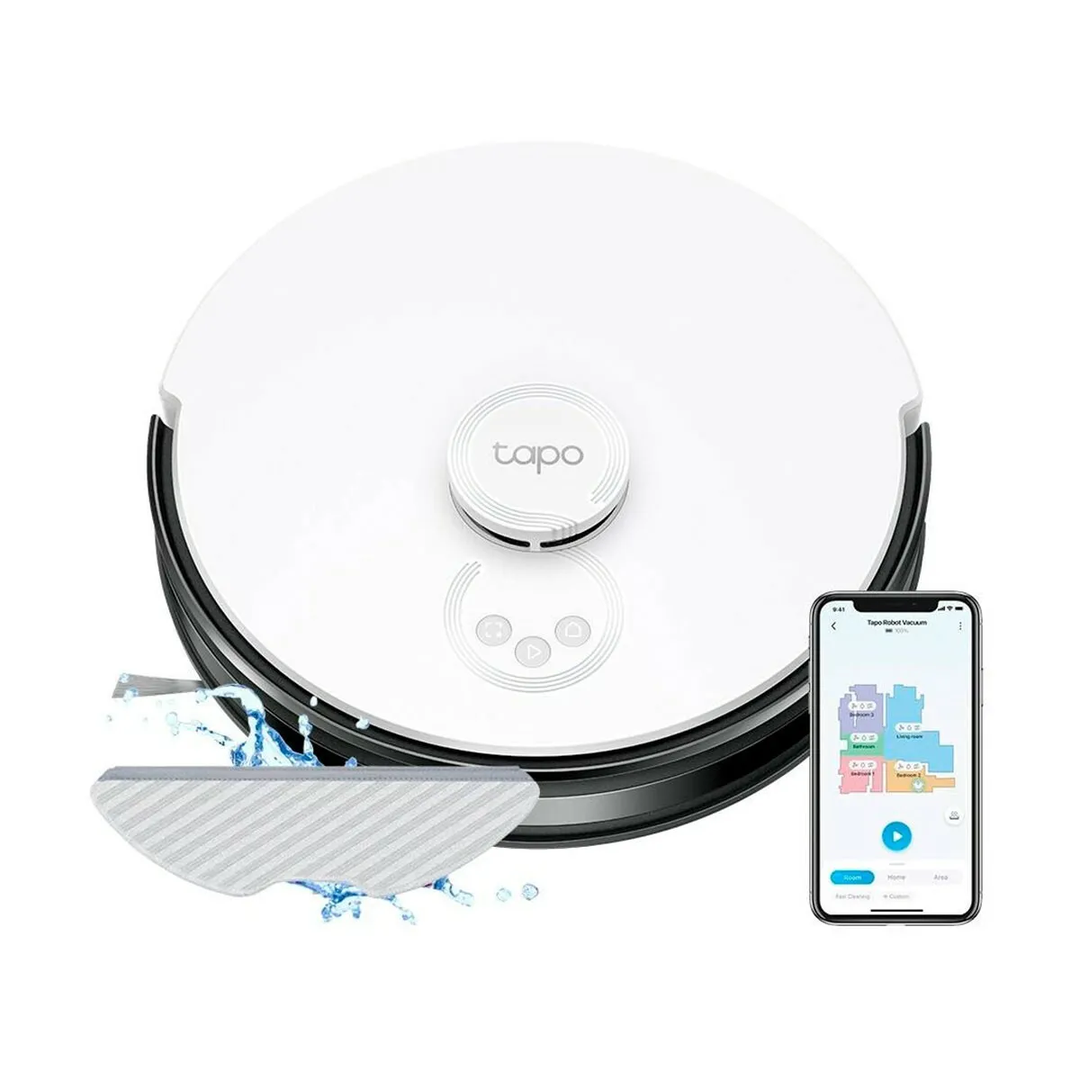 TP-LINK Tapo RV30 - Blanc/Noir