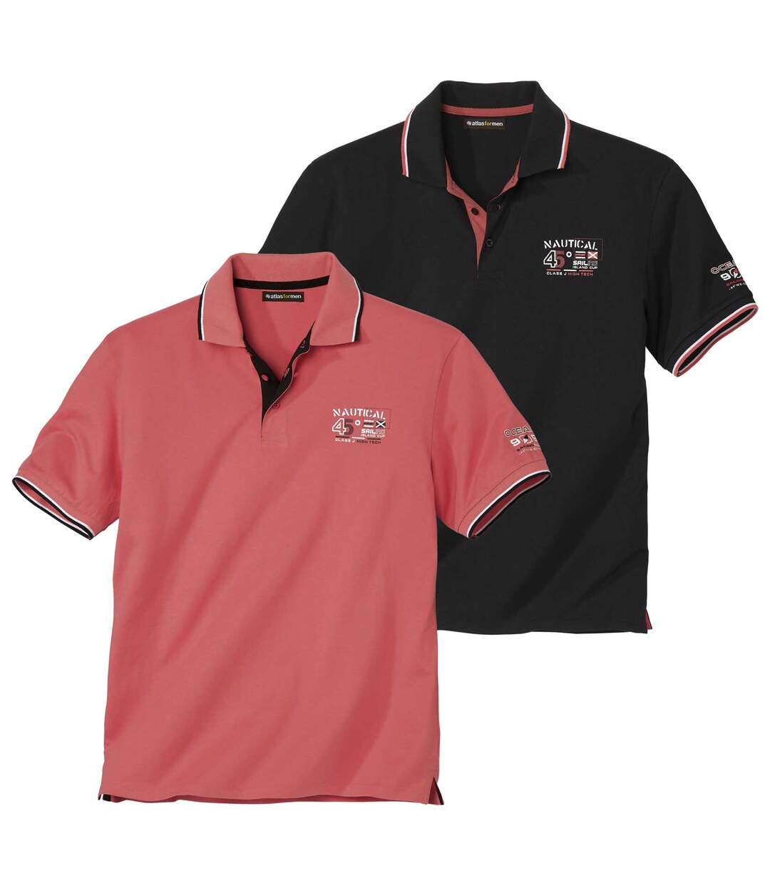 Lot de 2 Polos Nautical Sailing