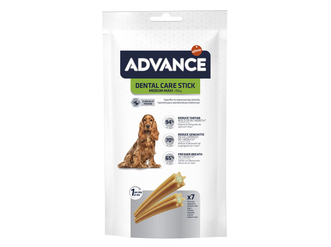 SNACK PARA CÃO ADVANCE DENTAL CARE 180G